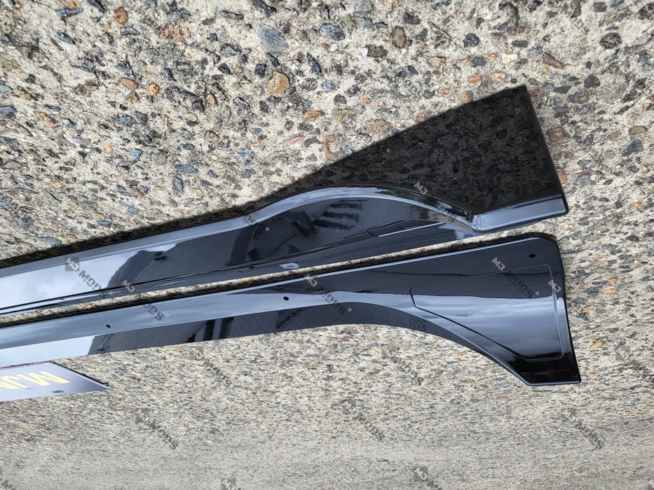 ABS GLOSSY BLACK SIDE SKIRT fit for 【Tesla Model Y】2022+ (7060885340234)