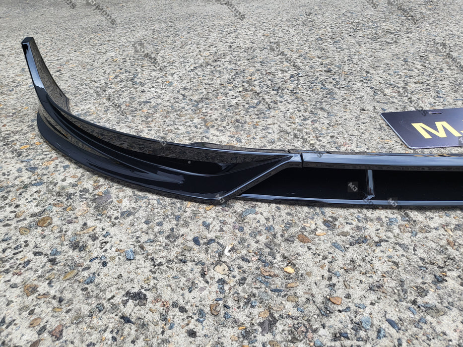 ABS GLOSSY BLACK FRONT BUMPER LIP fit for【Tesla Model 3】2019+ (7062972465226)