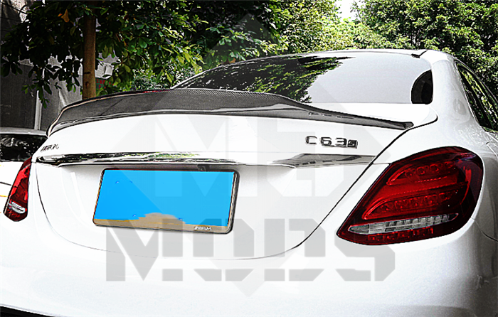 Carbon Fibre Rear Bumper Spoiler for MERCEDES-BENZ 15-18 C CLASS 【W205 SEDAN S205 WAGON】【4D-PSM Style】 (3750229803082)