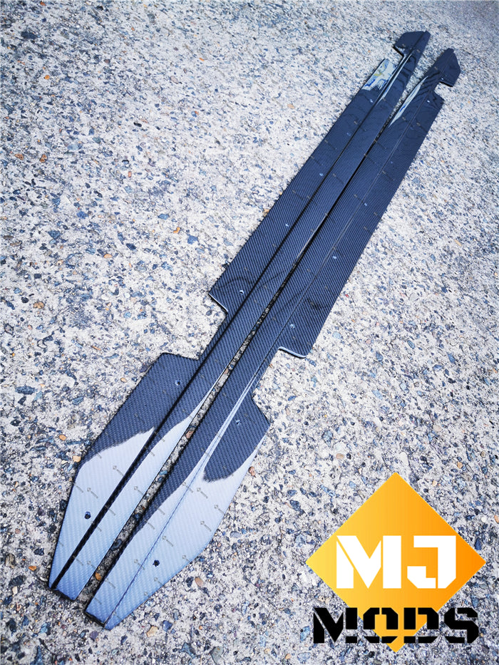 Carbon Fiber Side Skirts For BMW【F22/F23 M240/M235 230/228/225/220 M Sport】 (6538437918794)