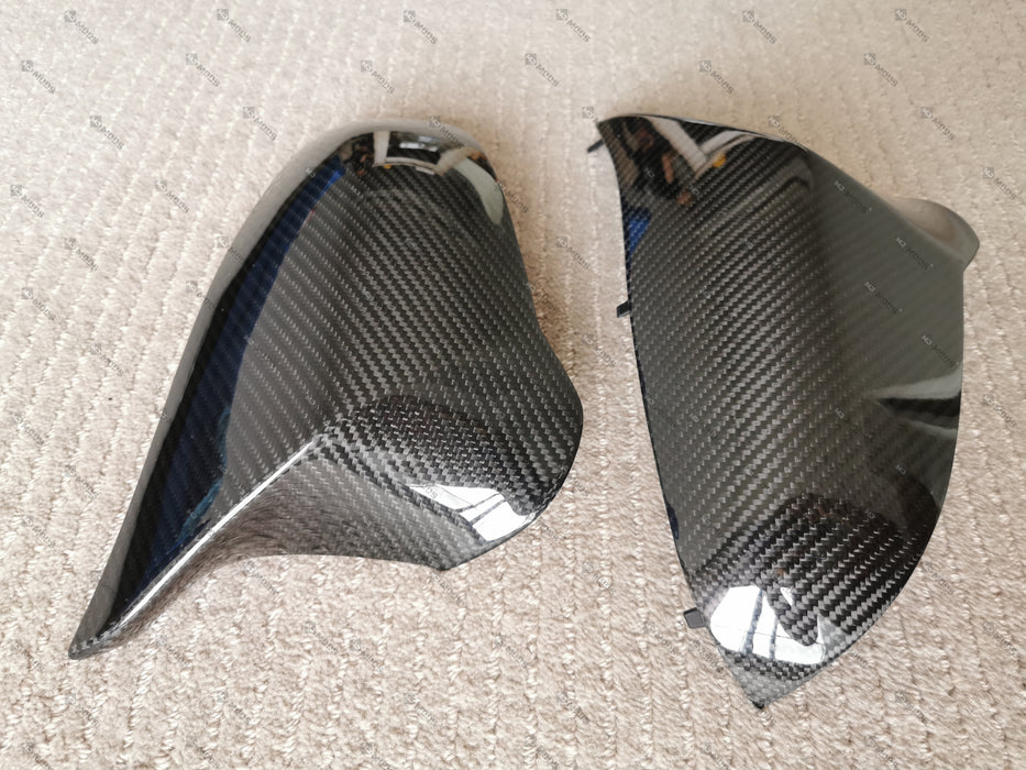 Dry Carbon Fibre Mirror Cover Fit For BMW【F80 M3 F82 F83 M4 F87 M2C】Replacement RHD【M Style】 (3763426623562)