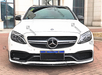 Carbon Fibre Front Bumper Lip for Mercedes-Benz 【C205 A205 C63 AMG S】2015+【2 Door-FD Type】 (4419169550410)