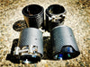 4 Pieces Matt Black Carbon Fibre Exhaust Tips fit for F80 F82 F83 F87 M2 M3 M4 (6544162521162)