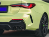 Carbon Fibre Rear Diffuser For BMW 4 Series【G22/G23 420/430/M440】2020+ (6934442573898)