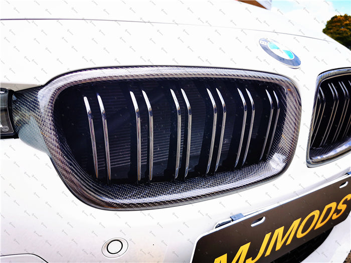 Carbon Fibre Front Grille Fit For BMW【F30 F31】340i 335i 330i 328i 320i 318i 316i (4285173727306)