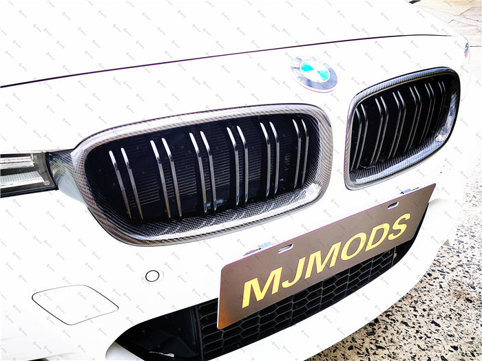 Carbon Fibre Front Grille Fit For BMW【F30 F31】340i 335i 330i 328i 320i 318i 316i (4285173727306)