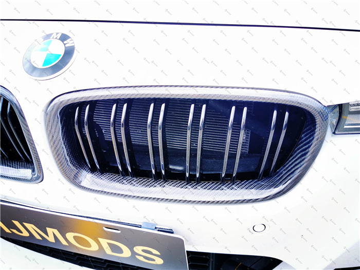 Carbon Fibre Front Grille Fit For BMW【F30 F31】340i 335i 330i 328i 320i 318i 316i (4285173727306)