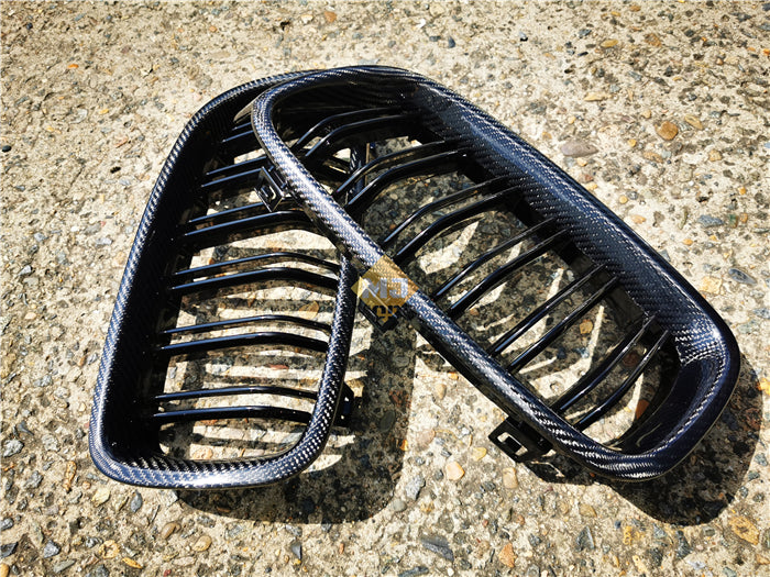 Carbon Fibre Front Grille Fit For BMW【F30 F31】340i 335i 330i 328i 320i 318i 316i (4285173727306)