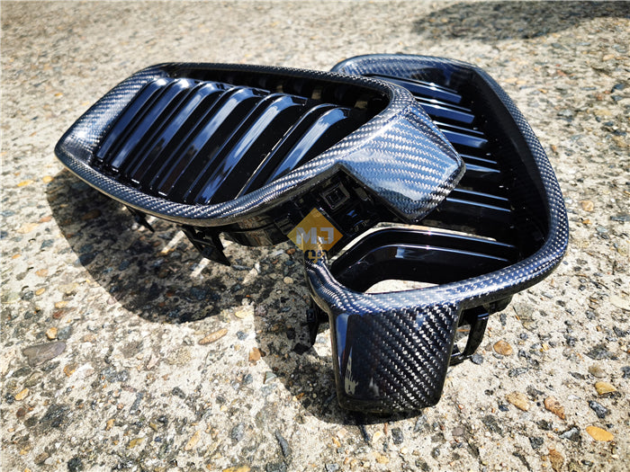 Carbon Fibre Front Grille Fit For BMW【F30 F31】340i 335i 330i 328i 320i 318i 316i (4285173727306)