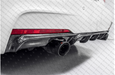 Carbon Fibre Rear Bumper Diffuser for BMW【F30 F31 M SPORT】【Twin】340i 335i (4271871066186)