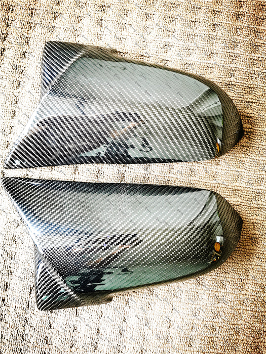 Carbon Fibre Mirror Cover For BMW 1/2/3/4 series F20 F30/31 F32/33/36 F87/M2【M3 Style】 (3763386220618)