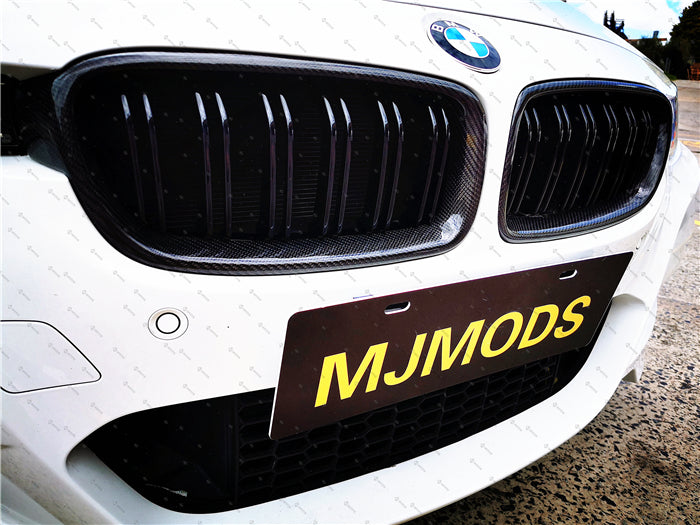 Carbon Fibre Front Grille Fit For BMW【F30 F31】340i 335i 330i 328i 320i 318i 316i (4285173727306)