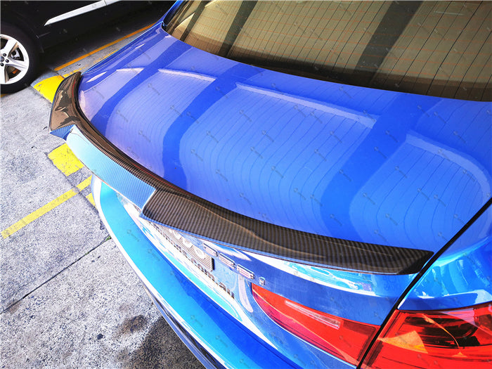 Carbon Fibre Rear Boot Spoiler for BMW【F30 F80M3】340i 335i 330i 328i【M4 style】 (3743619579978)