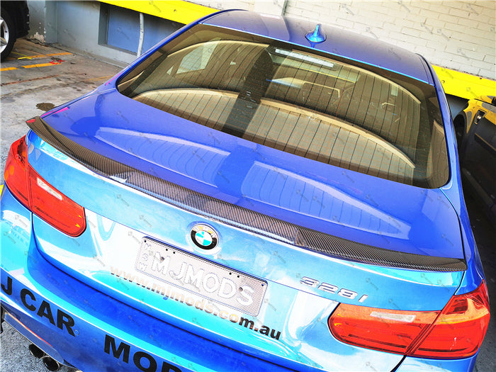 Carbon Fibre Rear Boot Spoiler for BMW【F30 F80M3】340i 335i 330i 328i【M4 style】 (3743619579978)