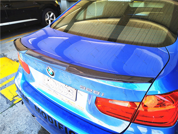 Carbon Fibre Rear Boot Spoiler for BMW【F30 F80M3】340i 335i 330i 328i【M4 style】 (3743619579978)