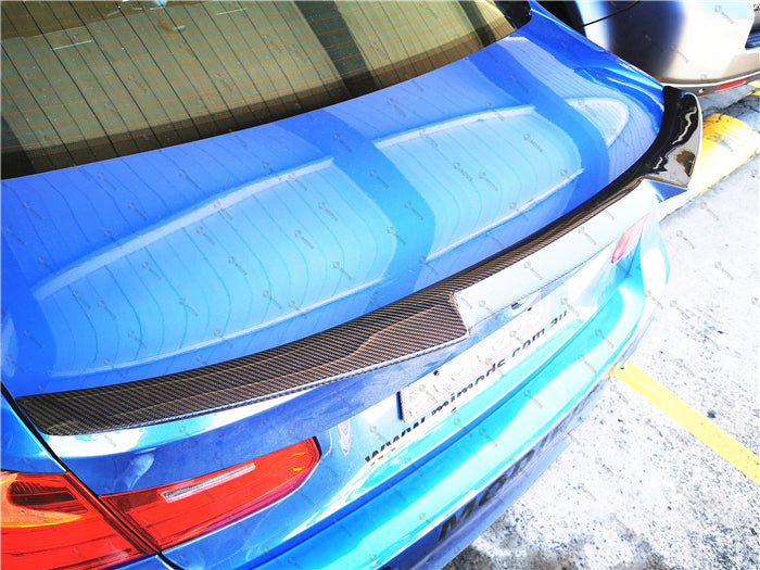 Carbon Fibre Rear Boot Spoiler for BMW【F30 F80M3】340i 335i 330i 328i【M4 style】 (3743619579978)