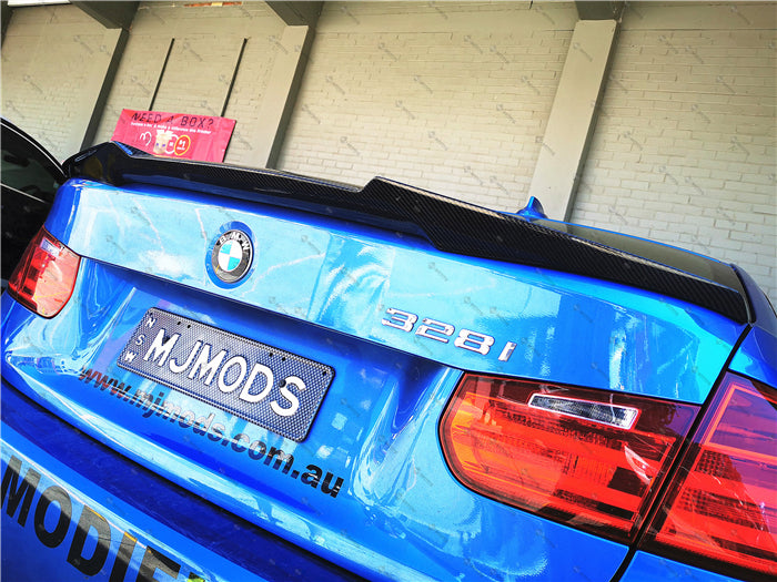 Carbon Fibre Rear Boot Spoiler for BMW【F30 F80M3】340i 335i 330i 328i【M4 style】 (3743619579978)