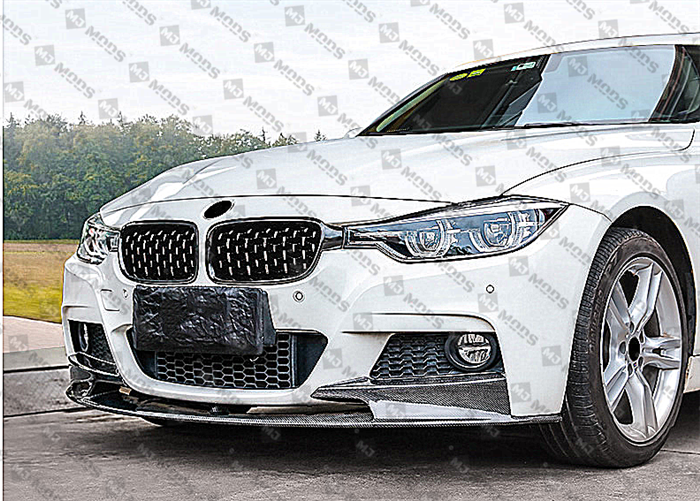 Carbon Fibre Front Bumper Lip for BMW【F30 F31 M SPORT】340i 335i 330i 328i 320【P】 (3775549079626)