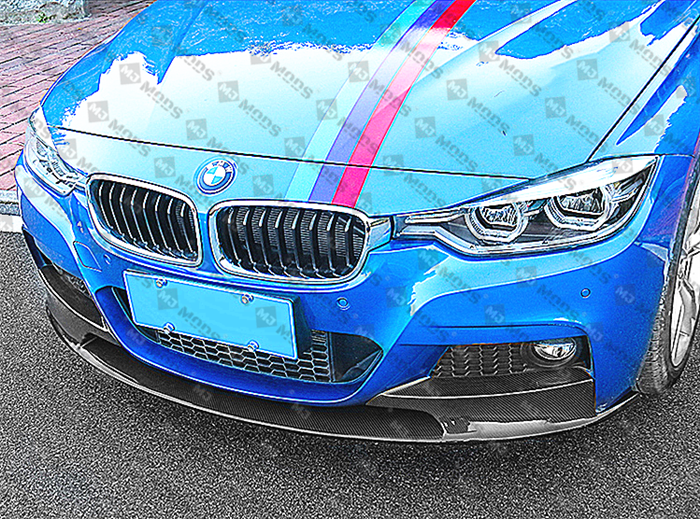 Carbon Fibre Front Bumper Lip for BMW【F30 F31 M SPORT】340i 335i 330i 328i 320【P】 (3775549079626)