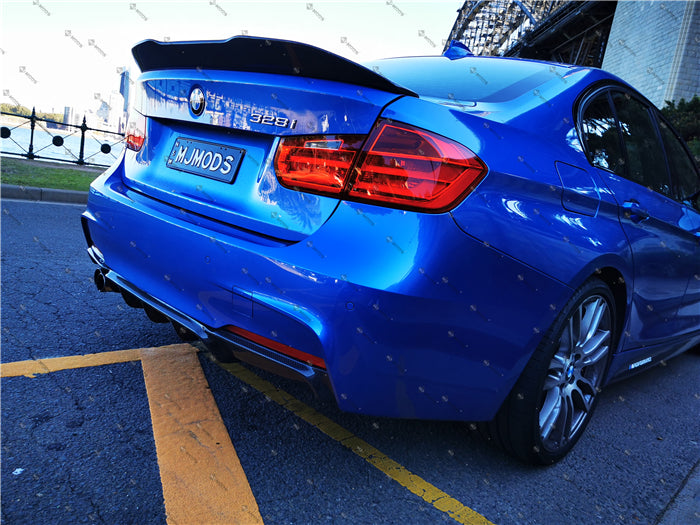 Carbon Fibre Rear Boot Spoiler for BMW【F30 F80M3】340i 335i 330i 328i【PSM style】 (3744742342730)