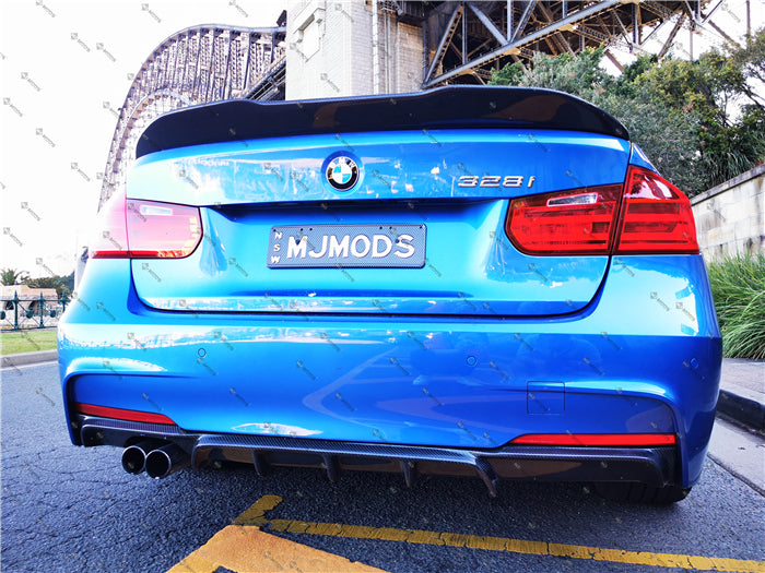 Carbon Fibre Rear Boot Spoiler for BMW【F30 F80M3】340i 335i 330i 328i【PSM style】 (3744742342730)