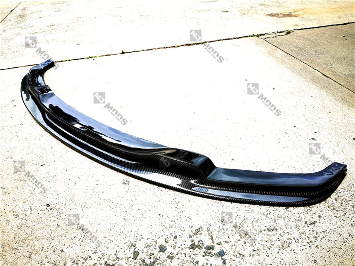 Carbon Fibre Front Bumper Lip for BMW【F30 F31 M SPORT】340i 335i 330i 328i 320【V】 (3775555403850)