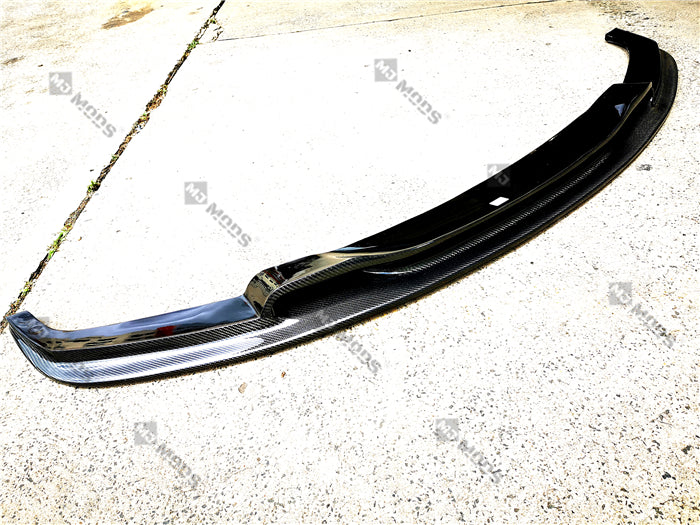 Carbon Fibre Front Bumper Lip for BMW【F30 F31 M SPORT】340i 335i 330i 328i 320【V】 (3775555403850)