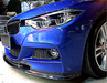 Carbon Fibre Front Bumper Lip for BMW【F30 F31 M SPORT】340i 335i 330i 328i 320【V】 (3775555403850)