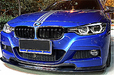 Carbon Fibre Front Bumper Lip for BMW【F30 F31 M SPORT】340i 335i 330i 328i 320【V】 (3775555403850)