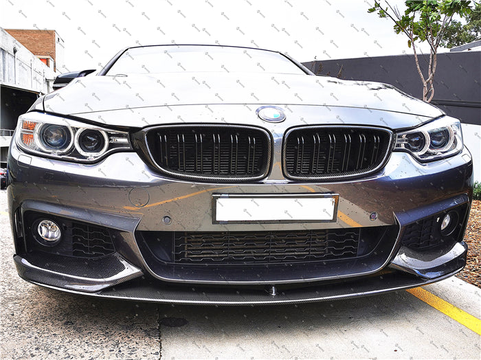 Carbon Fibre Front Bumper Lip fit for BMW 4 Series【F32 F33 F36 M Sport】【440i 435i 430i 428i 420i 420d M Sport】 (4461588512842)