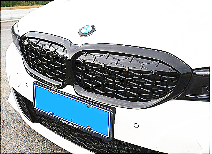 ABS Glossy Black Front Grille fit for BMW【G20/G21 M340 330/320】【Diamond】18+ (4373953544266)