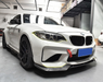 Carbon Fibre Front Bumper Lip for BMW F87 M2 【Standard Edition】【M2-V Style】 (4463171272778)