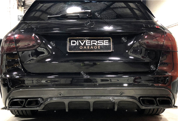 Carbon Fibre Rear Bumper Diffuser for Mercedes-Benz 2015+ C Class 【W205 Sedan S205 Wagon】【AMG Package & C43 C63 C63-S】【4D-FD Style】 (3787542036554)