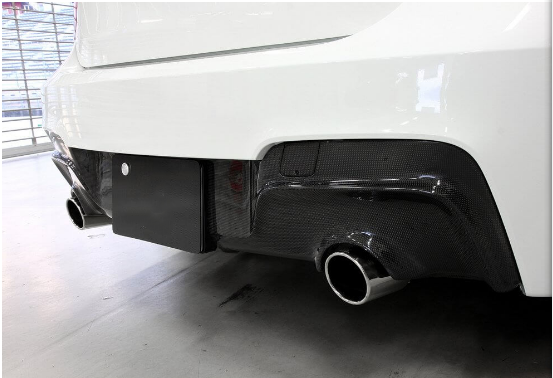 Carbon Fibre Rear Bumper Diffuser for BMW 1 Series F20 M135i 2011-2015 Pre-LCI (4321025097802)