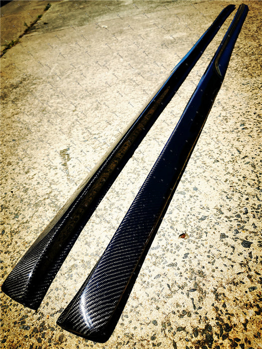 Carbon Fibre Side Skirt Fit For MERCEDES BENZ【W205/C205/A205/S205】【C43 AMG C63 AMG S】2015+ (4603287601226)