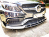 Carbon Fibre Front Bumper Lip for Mercedes-Benz 2015+ C Class C205 Coupe A205 Convertible【C63/C63-S AMG】【2D-BB Type】 (4419163488330)