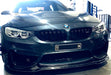 Carbon Fibre Front Bumper Lip for BMW【F80 M3 & F82 F83 M4】【V Style】 (4462879768650)