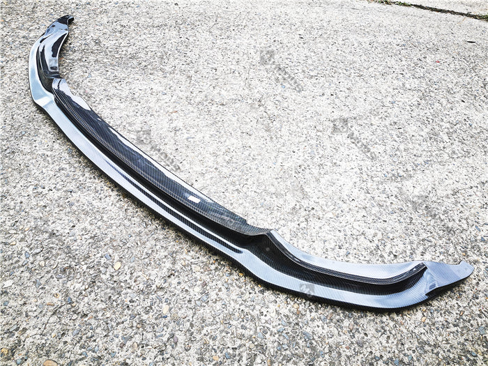 Carbon Fibre Front Bumper Lip for BMW【F80 M3 & F82 F83 M4】【V Style】 (4462879768650)