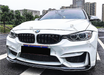 Carbon Fibre Front Bumper Lip for BMW【F80 M3 & F82 F83 M4】【V Style】 (4462879768650)
