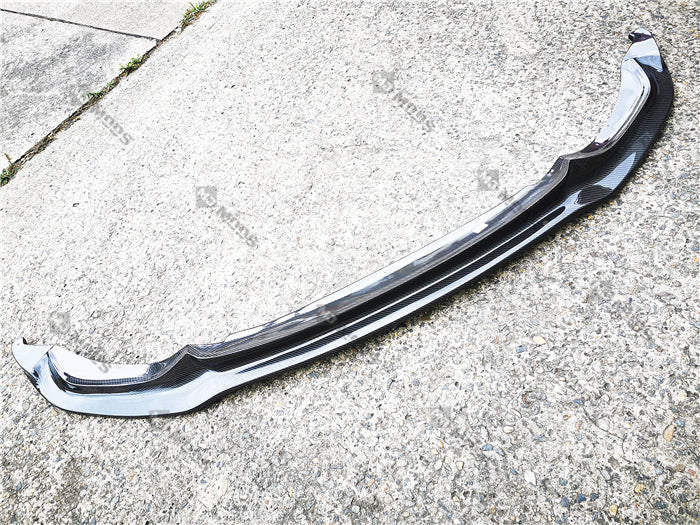 Carbon Fibre Front Bumper Lip for BMW【F80 M3 & F82 F83 M4】【V Style】 (4462879768650)