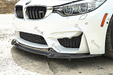 Carbon Fibre Front Bumper Lip for BMW【F80 M3 & F82 F83 M4】【V Style】 (4462879768650)