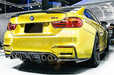 Carbon Fibre Rear Bumper Diffuser for BMW【F80 M3 & F82 F83 M4】【V Style】 (4463001632842)