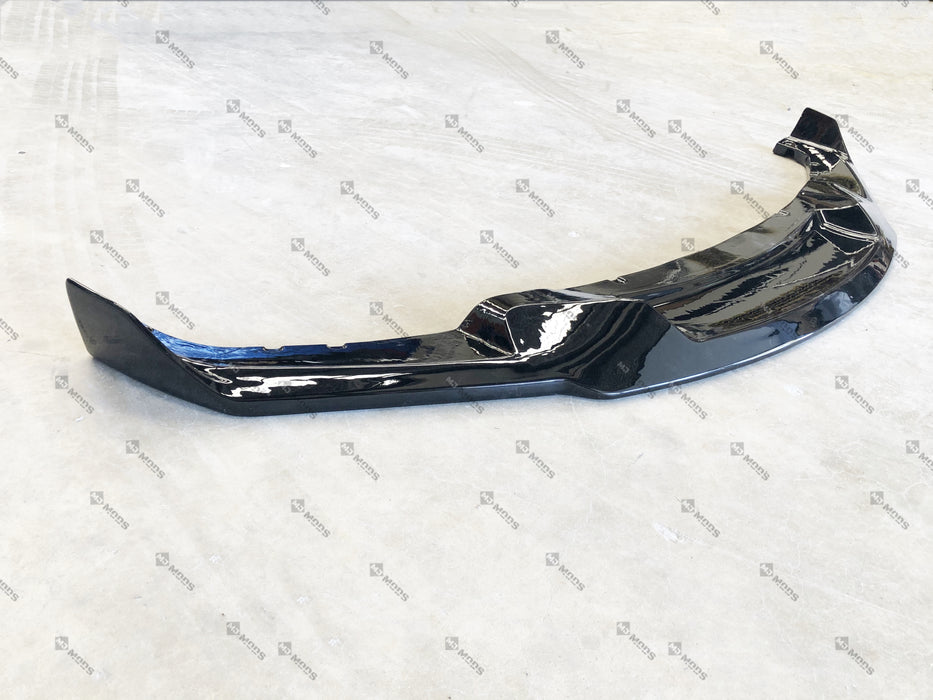 ABS Glossy Black Front Bumper Lip for BMW【F30/F31 316/318/320/328/330/335/340 M SPORT】【MAD Style】 (7061600370762)