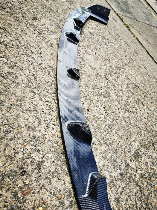 Carbon Fibre Front Bumper Lip for BMW F87 M2C【Competition Edition】【M2C-3D Style】 (4345268961354)