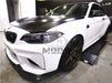 Carbon Fibre Front Bumper Lip for BMW F87 M2 【Standard Edition】【M2-V Style】 (4463171272778)