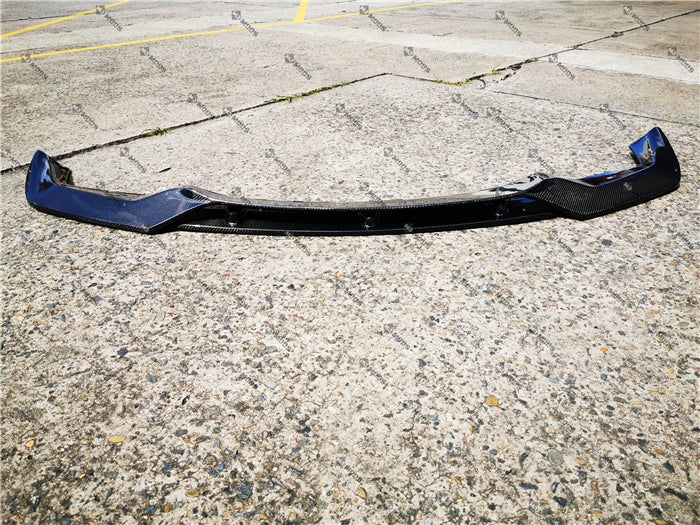 Carbon Fibre Front Bumper Lip for BMW F87 M2 【Standard Edition】【M2-V Style】 (4463171272778)