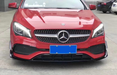 ABS Glossy Black Front Lip For MERCEDES BENZ【C117 CLA 180/200/250 AMG】16-19 (6568551743562)