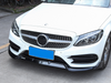 ABS Gloss Black Front Lip For MERCEDES BENZ【W205 C205】【C350/300/250 AMG C43】【15-18】 (4757427486794)