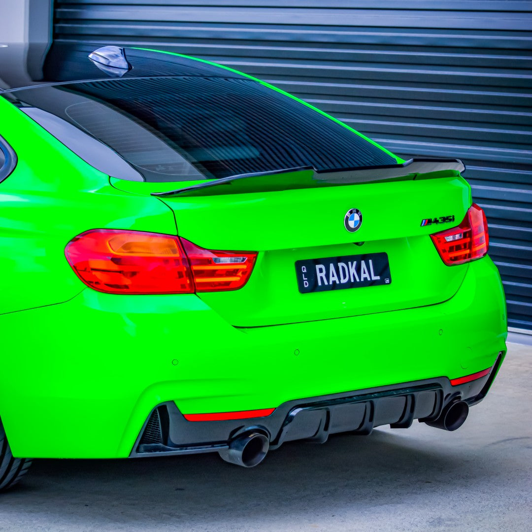 PSM Style Gloss Black Rear Boot Spoiler for BMW F32 420i 428i 430i 435i ...