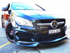 Carbon Fibre Front Lip For MERCEDES BENZ【C117 X117】【CLA45 200/220/250 AMG】13-16 (3787533451338)